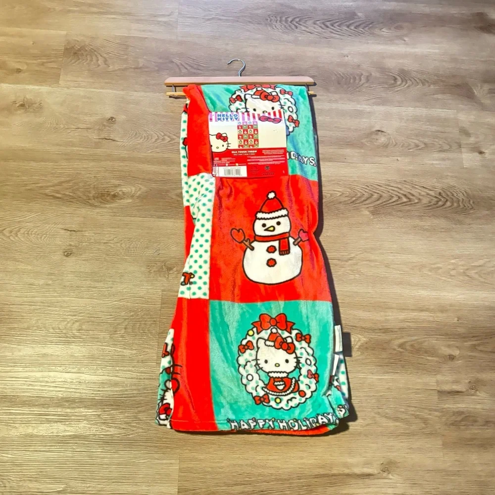 Christmas Hello Kitty Blanket